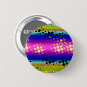 Kleurrijk Abstract patroon Ronde Button 5,7 Cm (Voorkant /achterkant)