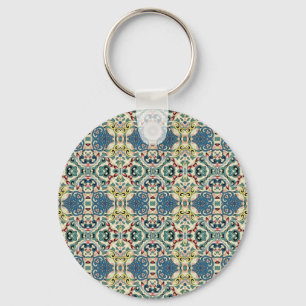 Kleurrijk Abstract patroon Sleutelhanger