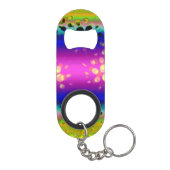 Kleurrijk Abstract patroon Sleutelhanger Flessenopener (Achterkant)