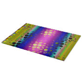 Kleurrijk Abstract patroon Snijplank (Hoek)