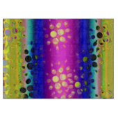 Kleurrijk Abstract patroon Snijplank (Voorkant)