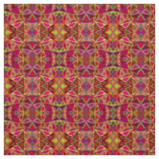 Kleurrijk abstract patroon stof (Swatch)