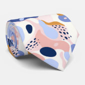 Kleurrijk Abstract patroon Stropdas (Opgerold)