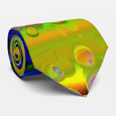 Kleurrijk Abstract patroon Stropdas (Opgerold)