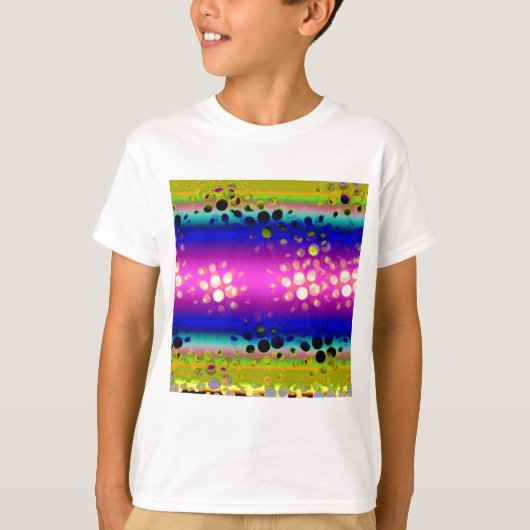 Kleurrijk Abstract patroon T-shirt (Voorkant)