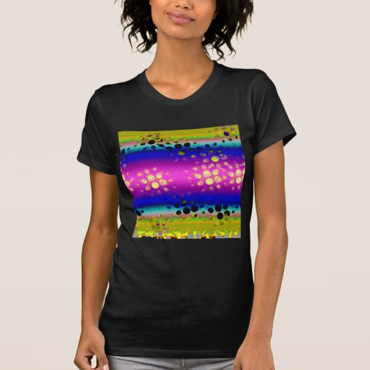 Kleurrijk Abstract patroon T-shirt (Voorkant)