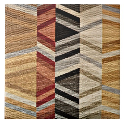 Kleurrijk Abstract patroon Tegeltje (Voorkant)