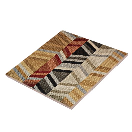 Kleurrijk Abstract patroon Tegeltje (Zijkant)