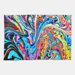 Kleurrijk Abstract patroon Theedoek