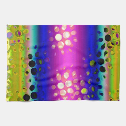Kleurrijk Abstract patroon Theedoek (Horizontaal)