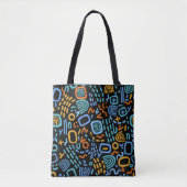 Kleurrijk Abstract patroon Tote Bag (Voorkant)