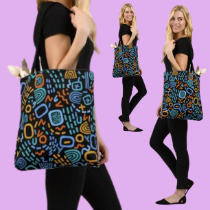 Kleurrijk Abstract patroon Tote Bag