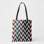 Kleurrijk Abstract patroon Tote Bag (Voorkant)