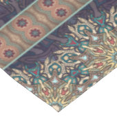 Kleurrijk abstract patroon van de etnische florale tafelkleed (Gekanteld)