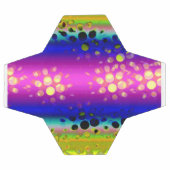 Kleurrijk Abstract patroon Voetbal (Enkel)