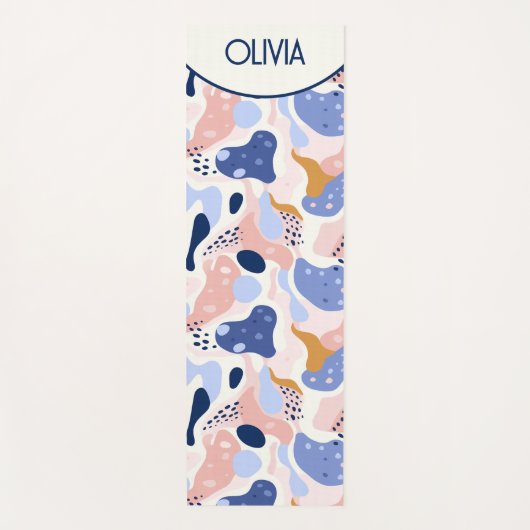 Kleurrijk Abstract patroon Yogamat (Voorkant)