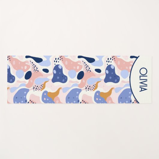 Kleurrijk Abstract patroon Yogamat (Voorkant (horizontaal))