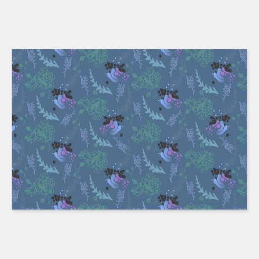 Kleurrijk Abstract Pattern Craft Wrapping Paper (Voorkant 2)