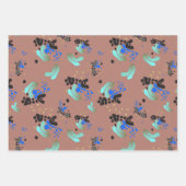 Kleurrijk Abstract Pattern Craft Wrapping Paper (Voorkant)