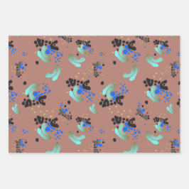 Kleurrijk Abstract Pattern Craft Wrapping Paper