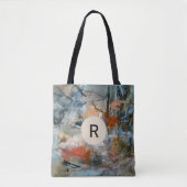 Kleurrijk Abstract penseelstreekschilderij Tote Bag (Voorkant)