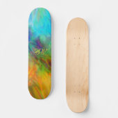 Kleurrijk Abstract Persoonlijk Skateboard (Voorkant)