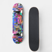 Kleurrijk Abstract Persoonlijk Skateboard (Voorkant)