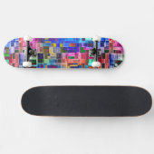 Kleurrijk Abstract Persoonlijk Skateboard (Horizontaal)