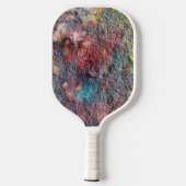 Kleurrijk Abstract Pickleball Paddle (Achterkant)