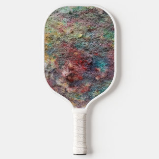 Kleurrijk Abstract Pickleball Paddle