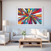 Kleurrijk Abstract Pop Art Design Poster