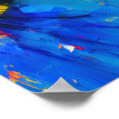 Kleurrijk Abstract Poster voor vrouwen afdrukken (Hoek)