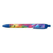 Kleurrijk Abstract regenboogbatik Tie Dye Patroon Zwarte Inkt Pen (Bodem)