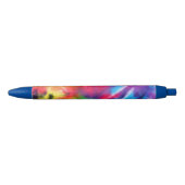 Kleurrijk Abstract regenboogbatik Tie Dye Patroon Zwarte Inkt Pen (Voorkant)