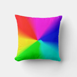 kleurrijk abstract regenboogpatroon ontwerp magnee kussen