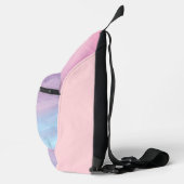 Kleurrijk Abstract regenboogpatroon, Paarse roze Sling Bag (Rechts)
