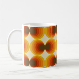 Kleurrijk Abstract Retro Geometrisch Patroon Koffiemok