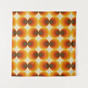 Kleurrijk Abstract Retro Geometrisch Patroon Wandkleed