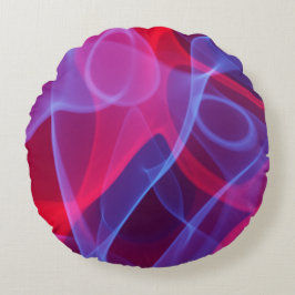 Kleurrijk Abstract Rond Kussen