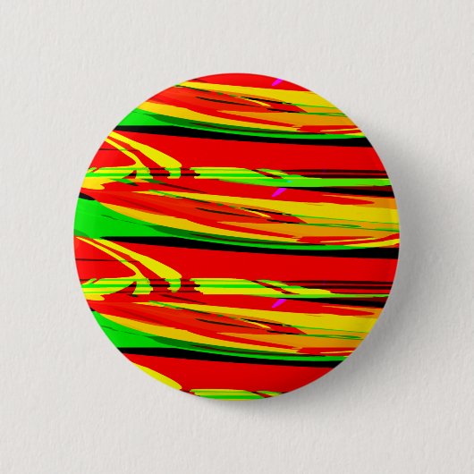 Kleurrijk Abstract Ronde Button 5,7 Cm (Voorkant)