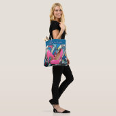 Kleurrijk Abstract roze ontwerp op hoog niveau Tote Bag (Op model)