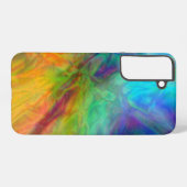 Kleurrijk Abstract Samsung Galaxy Hoesje (Achterkant horizontaal)