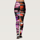 Kleurrijk Abstract schilderen #9 Leggings (Achterkant)