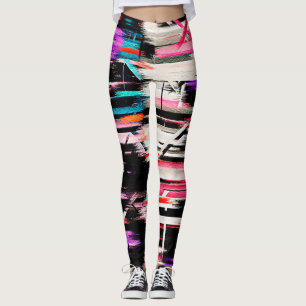 Kleurrijk Abstract schilderen #9 Leggings
