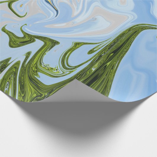 Kleurrijk Abstract schilderen | Beste abstracte ku Cadeaupapier (Hoek)