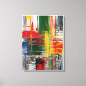 Kleurrijk Abstract schilderen Canvas Afdruk (Voorkant)