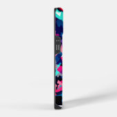 Kleurrijk abstract schilderij met wervelingen en s iPhone hoesje (Rechterkant)