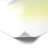 Kleurrijk abstract schilderij poster (Hoek)
