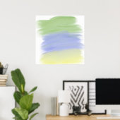Kleurrijk abstract schilderij poster (Thuiskantoor)