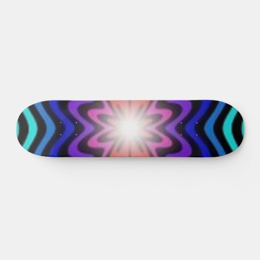 Kleurrijk Abstract skateboard (Horizontaal)